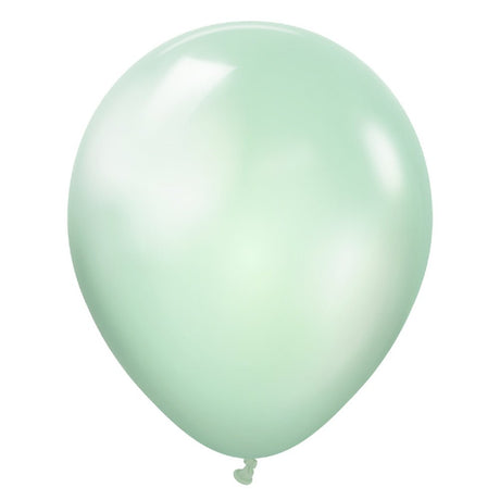 Latex Balloons Kalisan Metallic Pearl Green