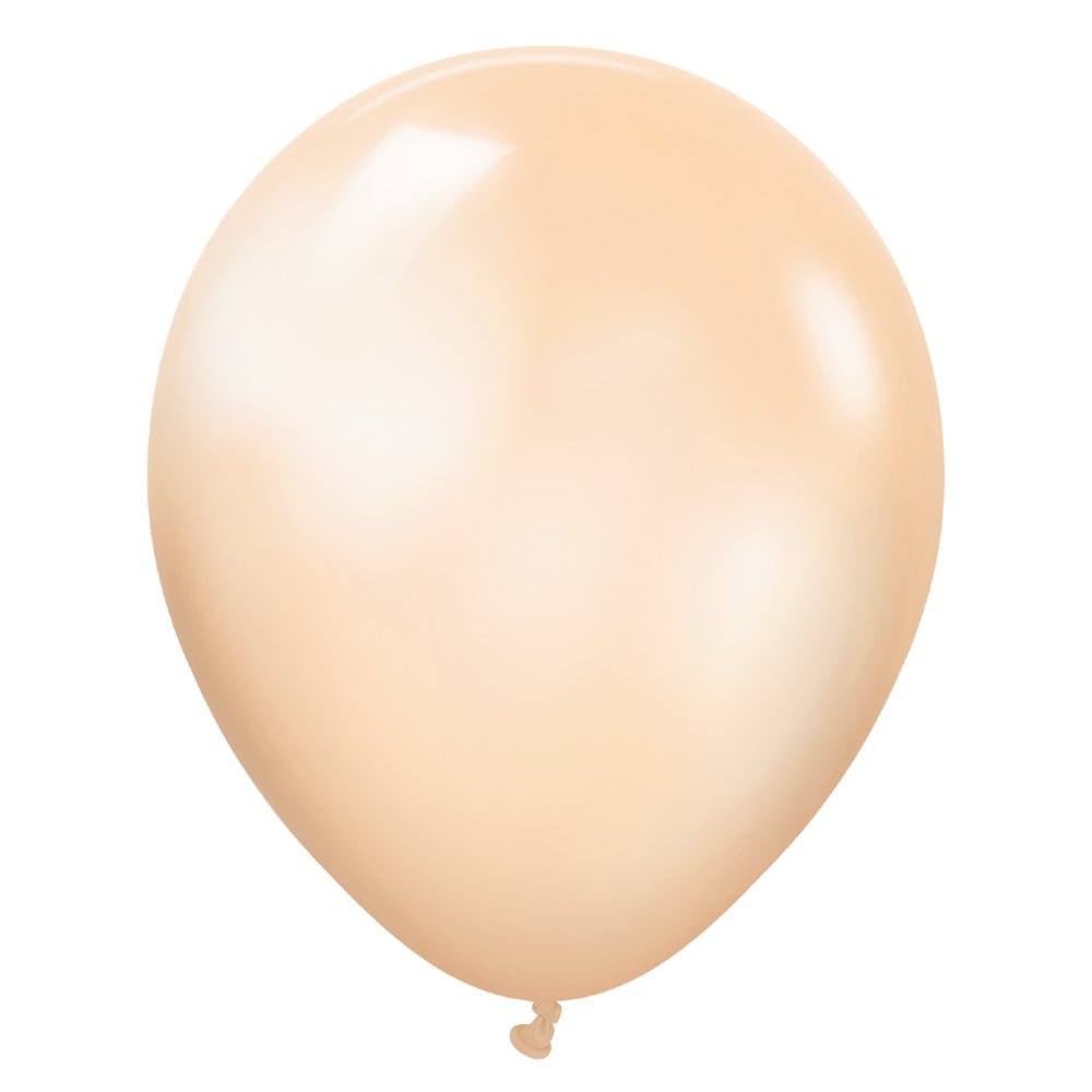 Latex Balloons Kalisan Metallic Pearl Salmon