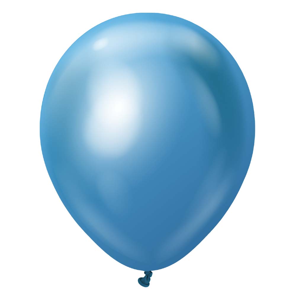 Latex Balloons 12 Inch Kalisan Mirror Blue