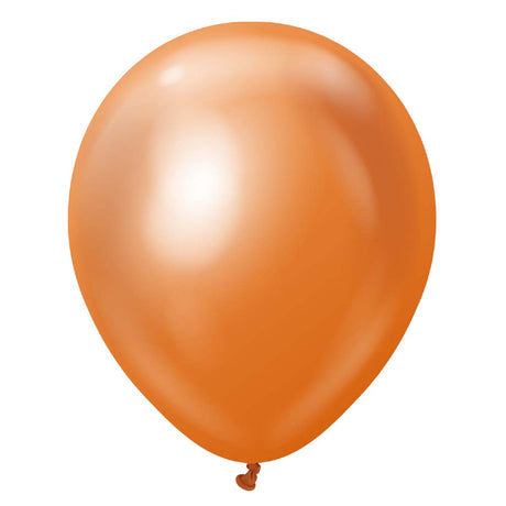 Latex Balloons 12 Inch Kalisan Mirror Copper