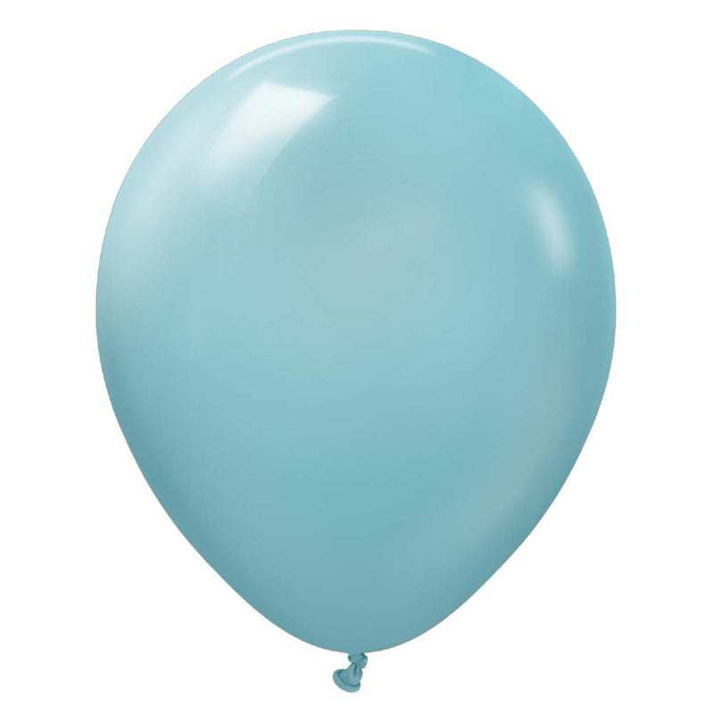 Latex Balloons 12 Inch Kalisan Retro Blue Glass