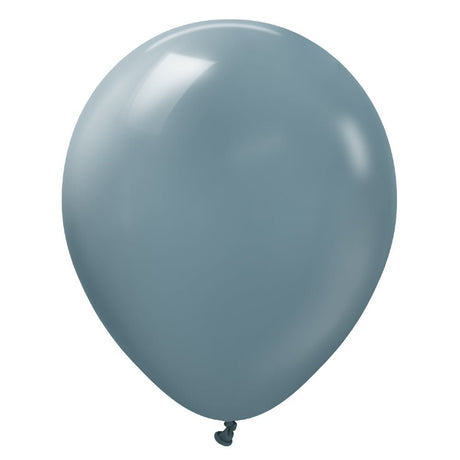 Latex Balloons Girls Boys 12 Inch Kalisan Retro Denim Blue