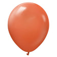 Latex Balloons Retro Rust Orange
