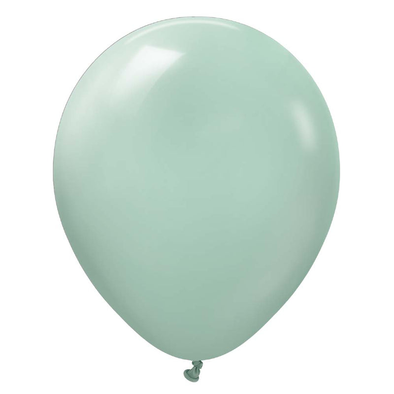 Latex Balloons Retro Winter Green