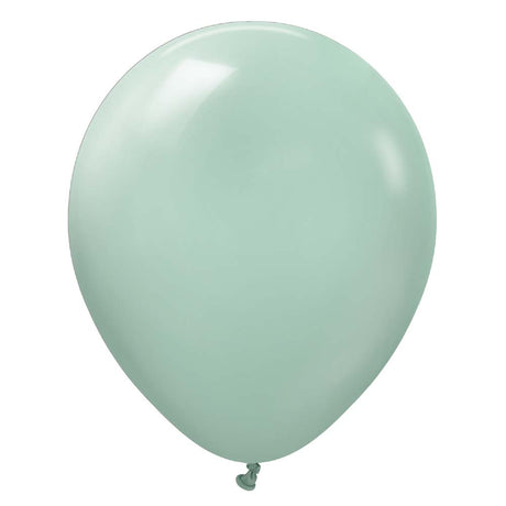 Latex Balloons Retro Winter Green