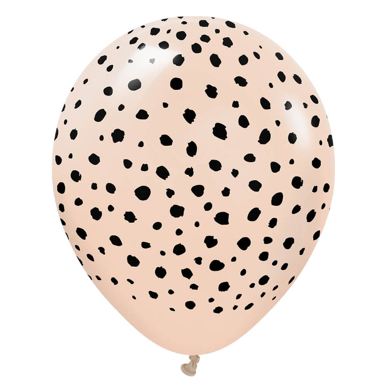 Latex Balloons Safari Cheetah Blush 12 Inch