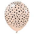 Latex Balloons Safari Cheetah Blush 12 Inch