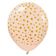 Latex Balloons Safari Cheetah Blush Gold Ink