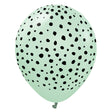 Latex Balloons Safari Cheetah Macaron Green