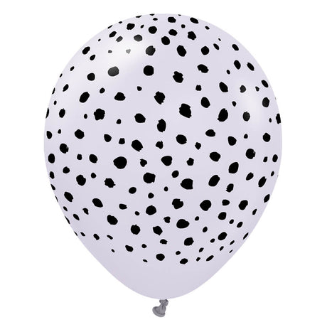 Latex Balloons Safari Cheetah Macaron Lilac