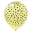 Latex Balloons Safari Cheetah Macaron Yellow