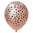 Latex Balloons Safari Cheetah Mirror Rose Gold