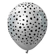 Latex Balloons Safari Cheetah Mirror Silver