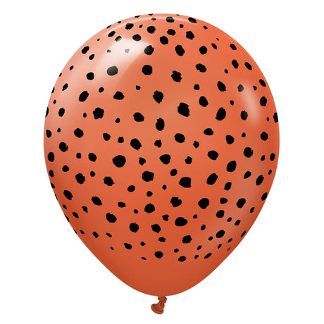 Latex Balloons Safari Cheetah 12 Inch