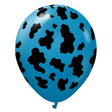 Latex Balloons Safari Cow Deep Blue
