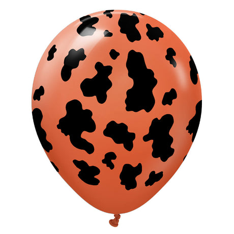 Latex Balloons Safari Cow 12 Inch