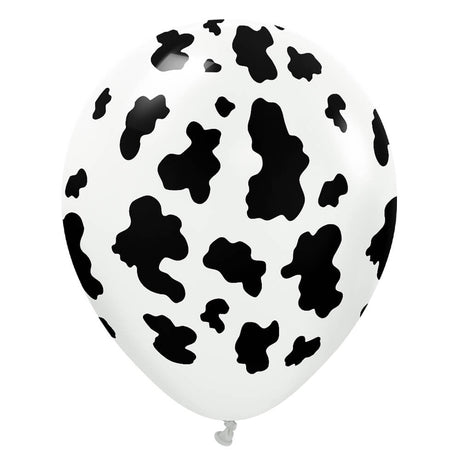 Latex Balloons Safari Cow 12 Inch