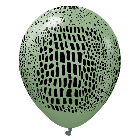 Latex Balloons Safari Crocodile Eucalyptus