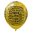 Latex Balloons Safari Crocodile Mustard