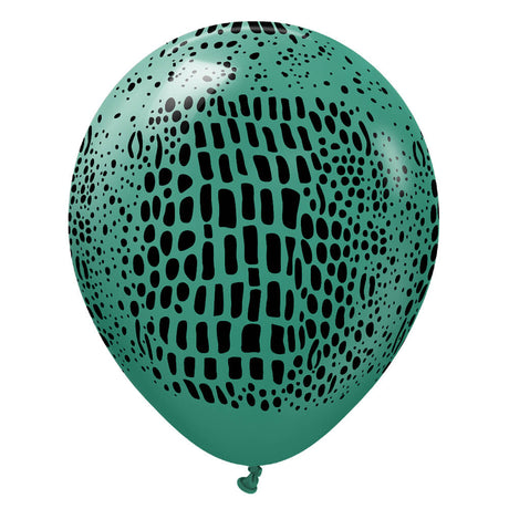 Latex Balloons Safari Crocodile Sage