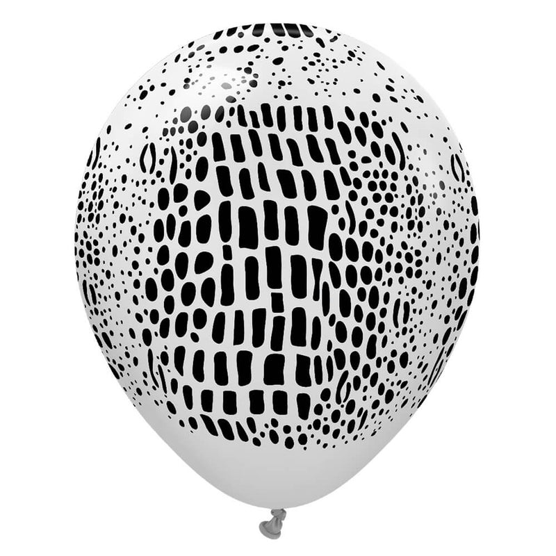 Latex Balloons Safari Crocodile Smoke 12 Inch