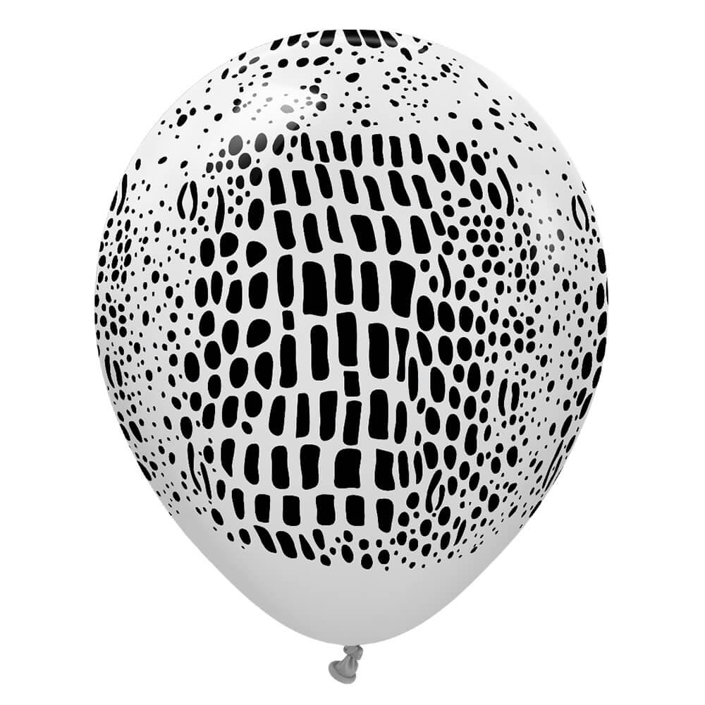 Latex Balloons Safari Crocodile Smoke 12 Inch