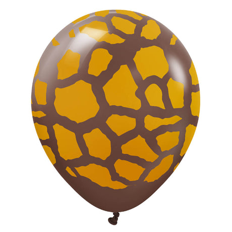 Latex Balloons Safari Giraffe 12 Inch