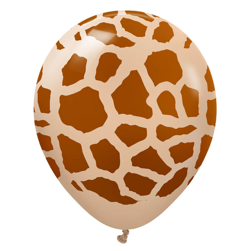 Safari Giraffe Latex Balloons 12 Inch