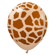 Safari Giraffe Latex Balloons 12 Inch