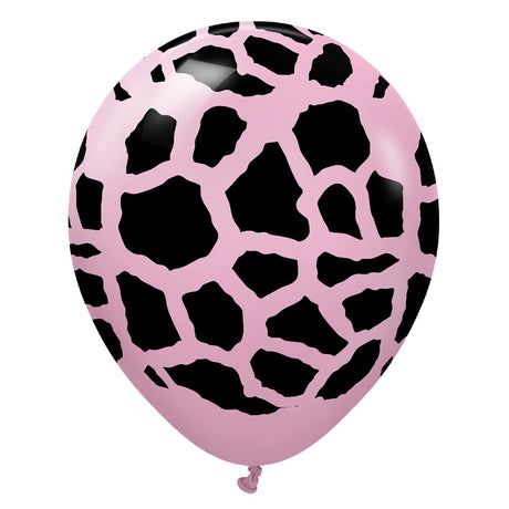 Latex Balloons Safari Giraffe Dusty Rose