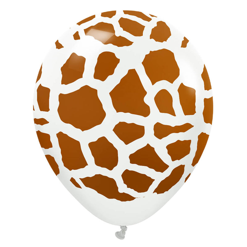 Latex Balloons Safari Giraffe White