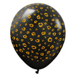 Latex Balloons Safari Leopard Black Gold Ink