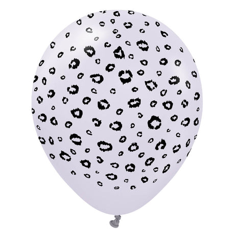 Latex Balloons Safari Leopard Macaron Lilac