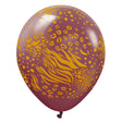 Latex Balloons Safari Mutant Burgundy Gold Ink