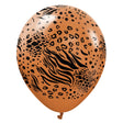 Latex Balloons Safari Mutant Caramel Brown 12 Inch