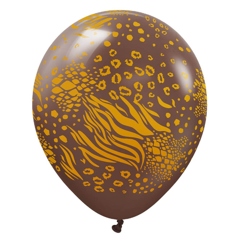 Latex Balloons Safari Mutant Chocolate Brown