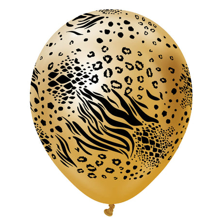 Latex Balloons Safari Mutant Mirror Gold