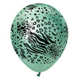 Latex Balloons Safari Mutant Mirror Green