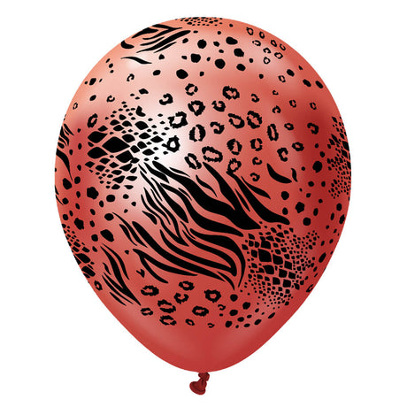 Latex Balloons Safari Mutant Mirror Red