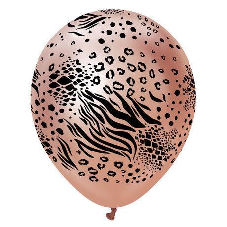 Latex Balloons Safari Mutant Mirror Rose Gold