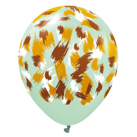 Latex Balloons Safari Savanna Macaron Green
