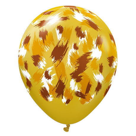 Latex Balloons Safari Savanna Mustard 12 Inch