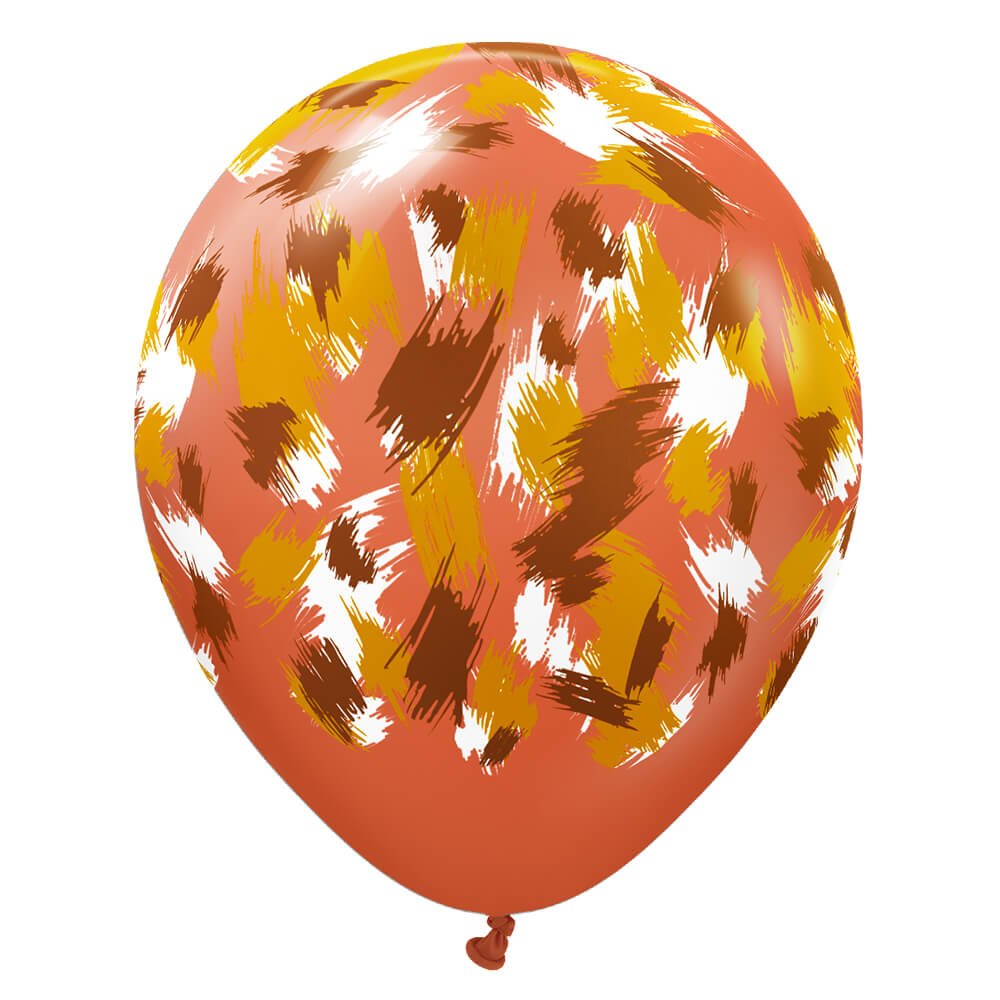 Latex Balloons Safari Savanna Rust Orange