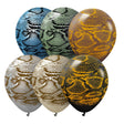Latex Balloons Safari Snake Assortment 6 Pack
