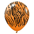 Latex Balloons Safari Tiger Orange