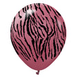 Latex Balloons Safari Tiger Wild Berry