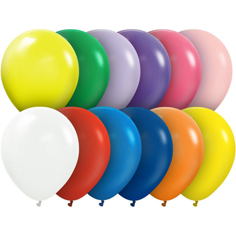 Latex Balloons 12 Inch Kalisan Standard Assorted