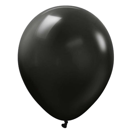 Latex Balloons 12 Inch Kalisan Standard Black