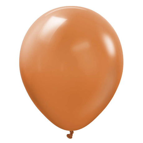 Latex Balloons Kalisan Caramel Brown 12 Inch