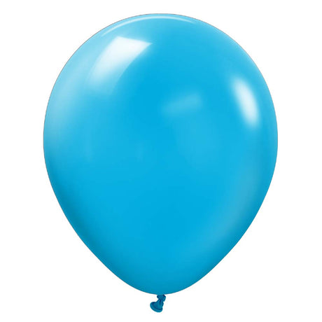 Latex Balloons 12 Inch Caribbean Blue